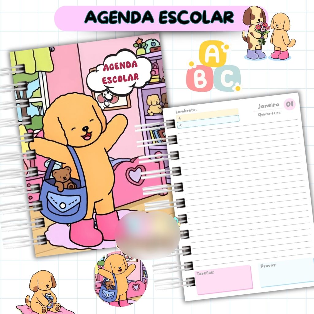 Agenda Escolar - 2026 BOOB GOODS